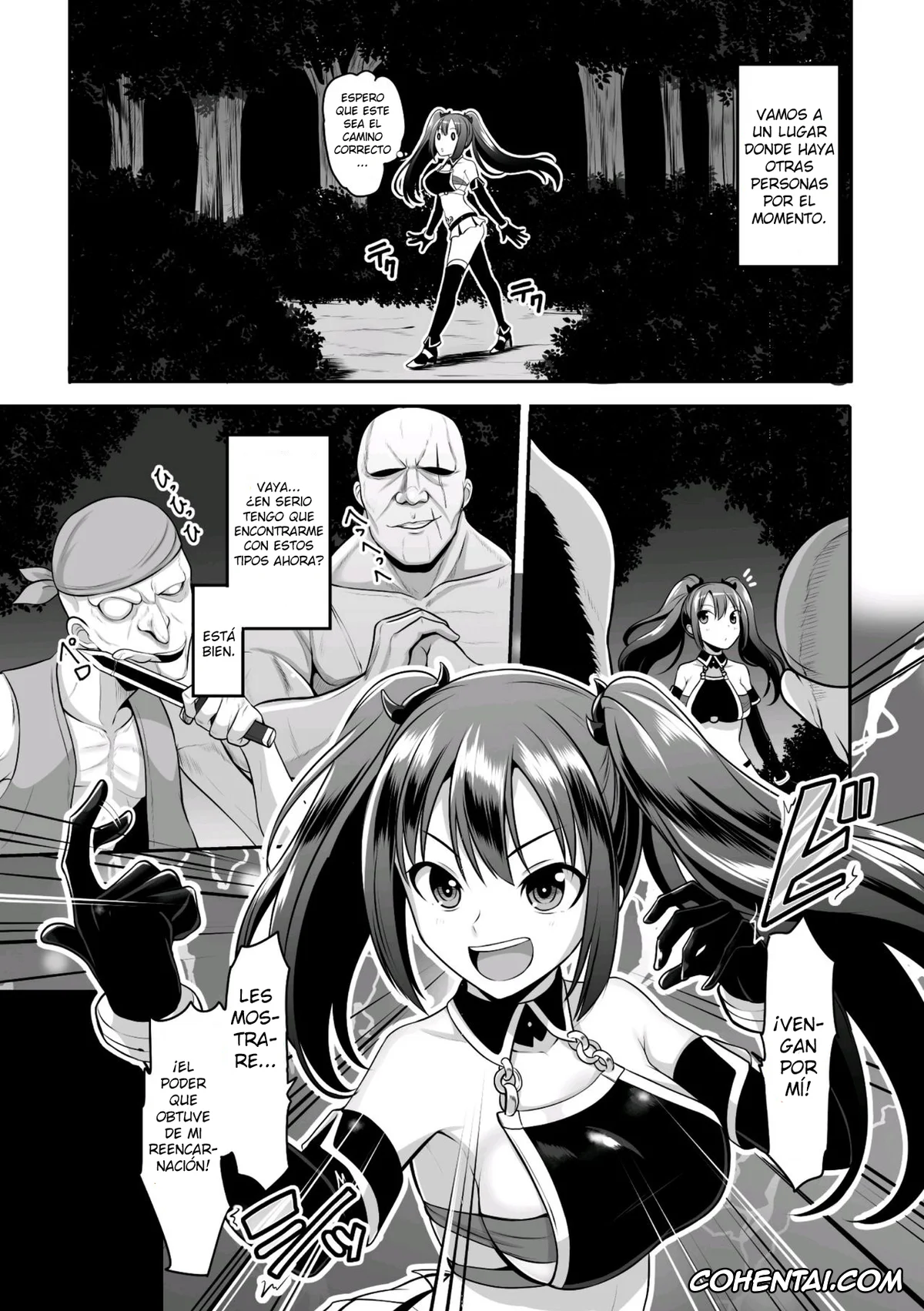 Revistas hentai, 2D Comic Magazine hentai, Tensei Shitara Sanran de Musou!?? (2D Comic Magazine Inmon o Tsukerareta Bishoujo-tachi ga Sanran Acme Ochi! Vol. 1), pagina 3