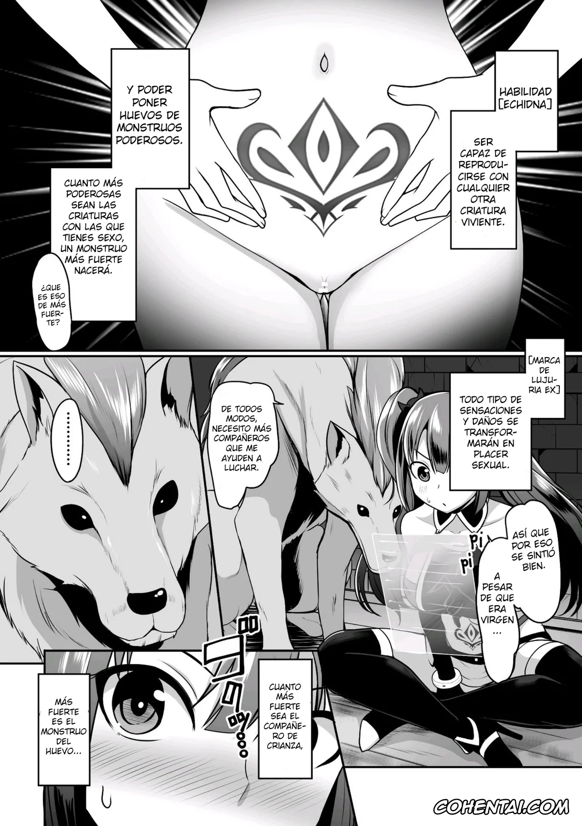 Revistas hentai, 2D Comic Magazine hentai, Tensei Shitara Sanran de Musou!?? (2D Comic Magazine Inmon o Tsukerareta Bishoujo-tachi ga Sanran Acme Ochi! Vol. 1), pagina 6