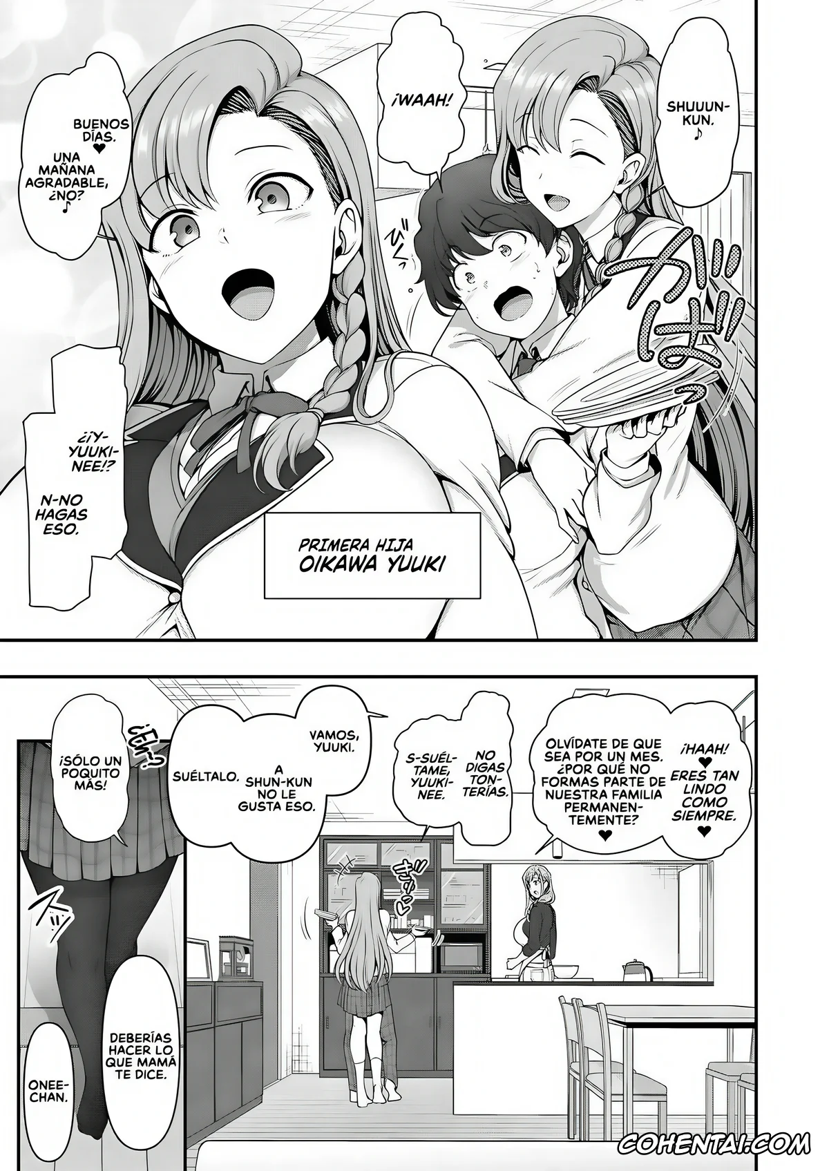 Original porno, Control Familiar 1 ~ 4 + Bocetos, pagina 5