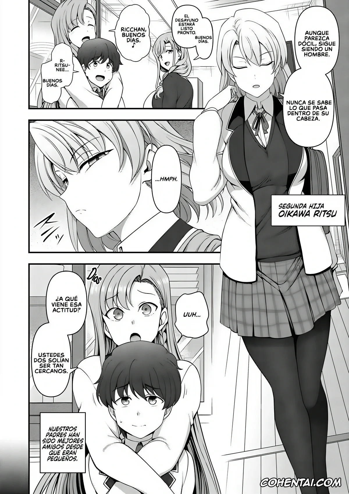 Original hentai, Control Familiar 1 ~ 4 + Bocetos, pagina 6