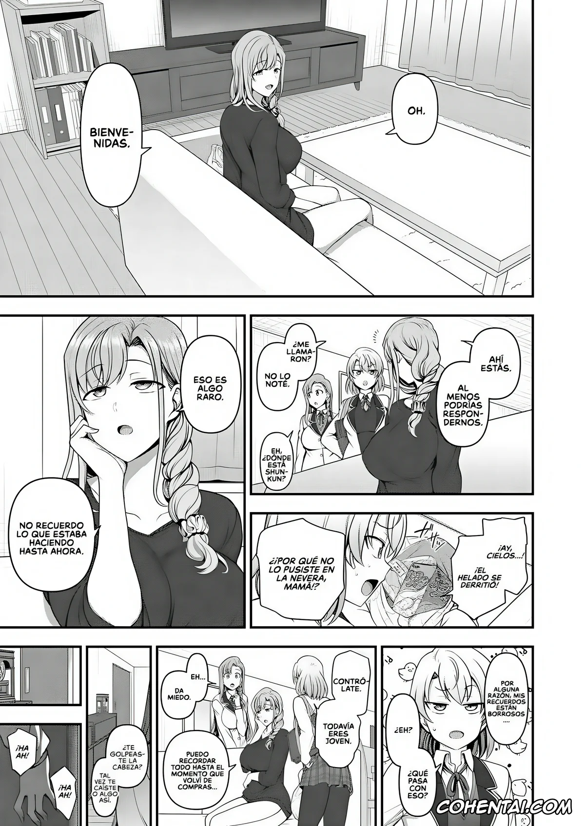 Original hentai, Control Familiar 1 ~ 4 + Bocetos, pagina 27