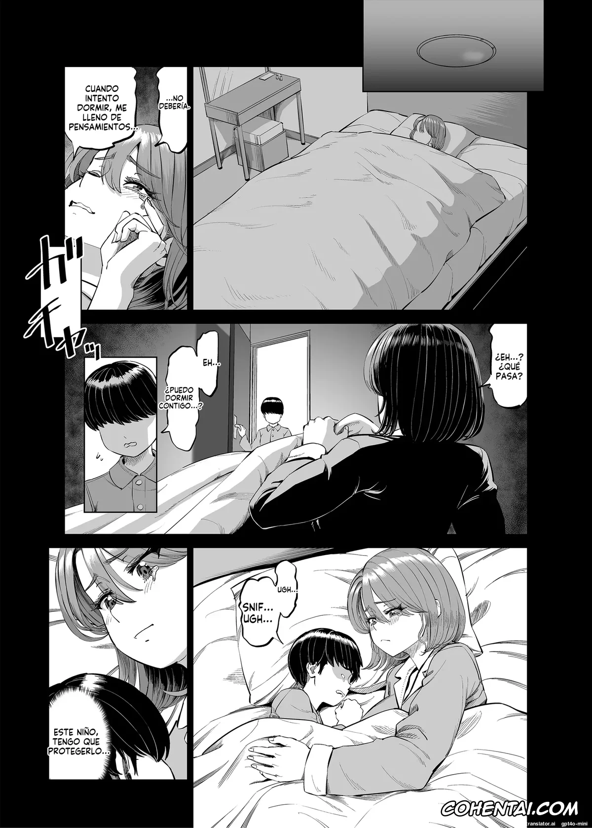 Original xxx, Yuukyuu Tsukatte made Boku no Heya de Onanii ni suru Giri Mama to no Hanashi, pagina 4