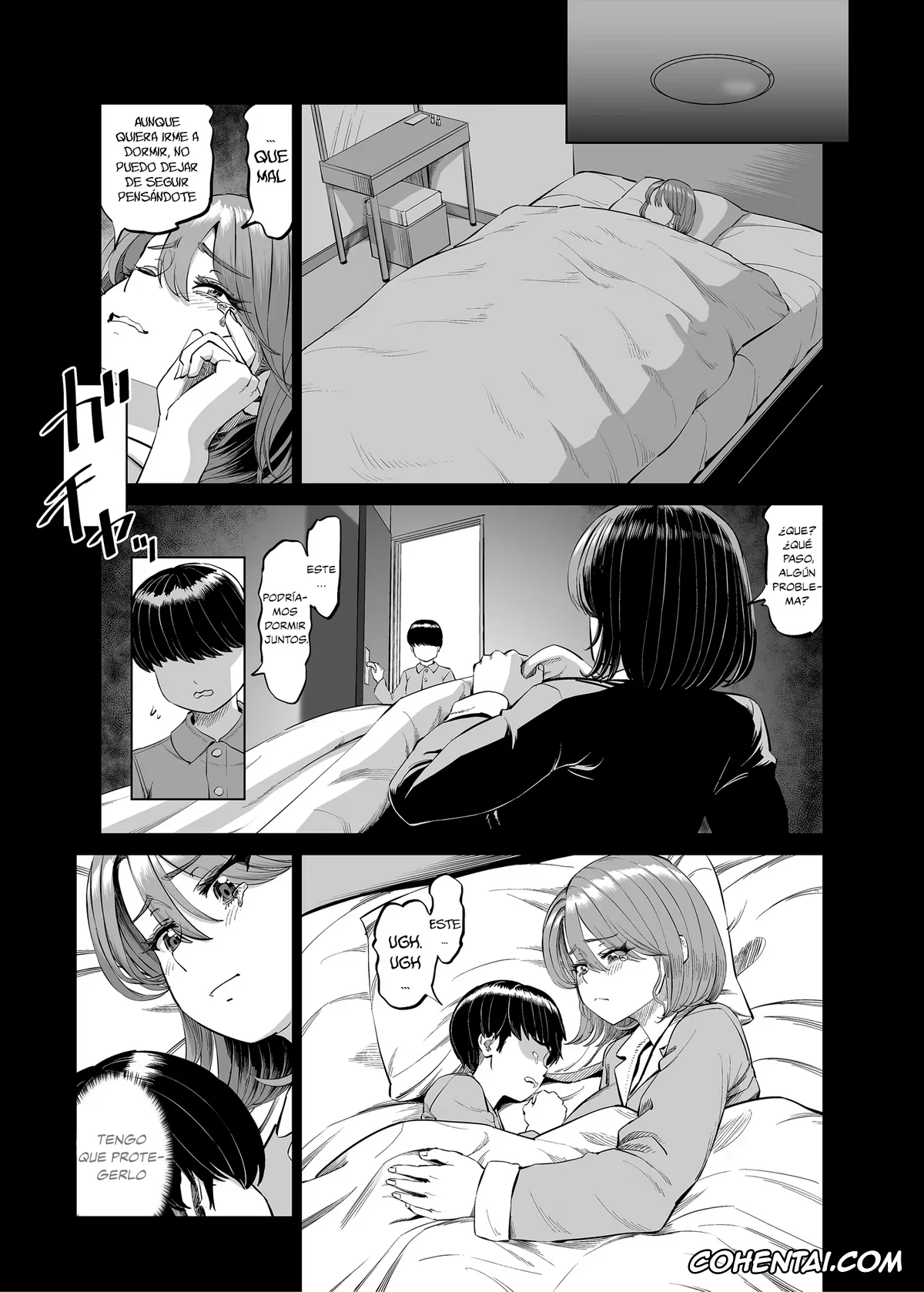 Original porno, Yuukyuu Tsukatte made Boku no Heya de Onanii ni suru Giri Mama to no Hanashi, pagina 5