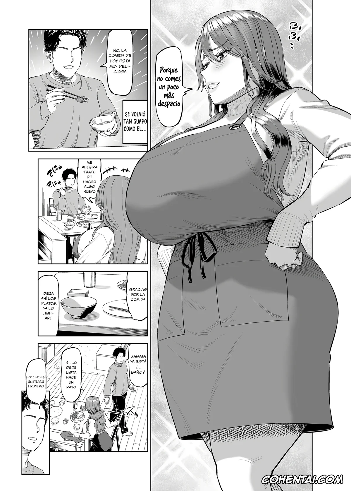Original xxx, Yuukyuu Tsukatte made Boku no Heya de Onanii ni suru Giri Mama to no Hanashi, pagina 7