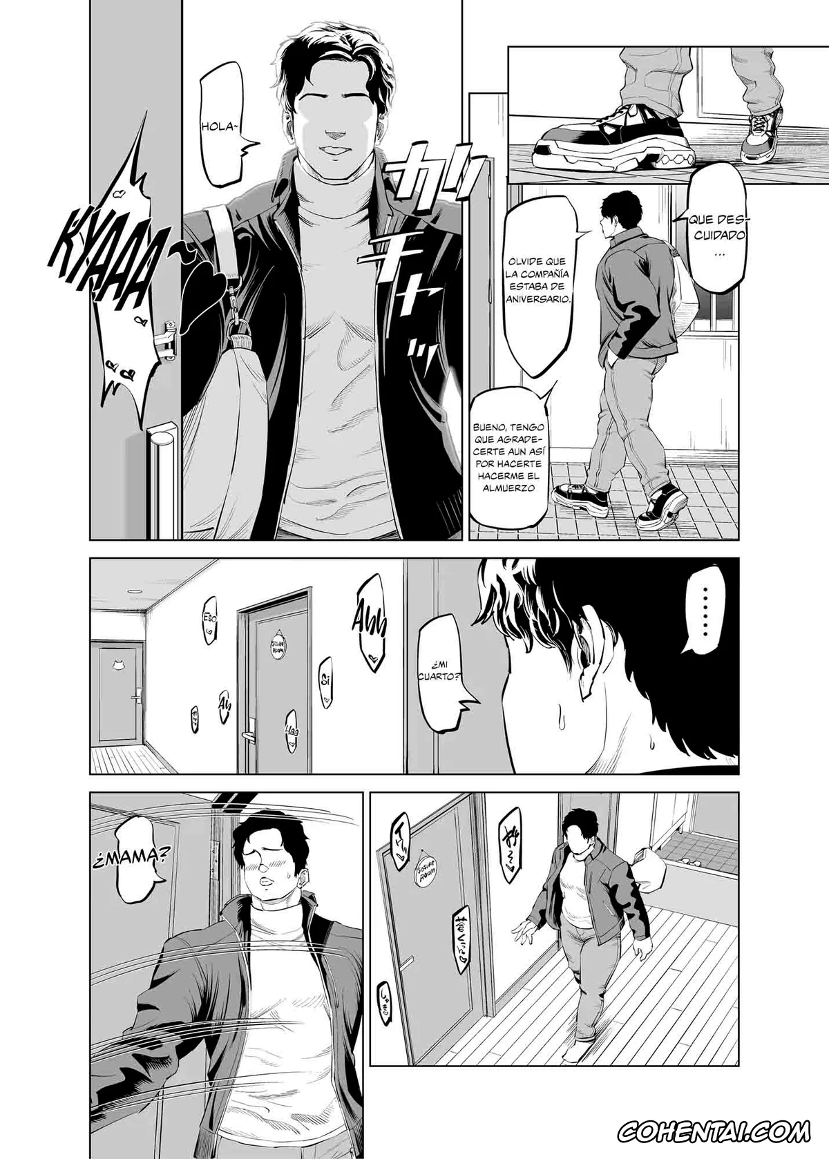 Original porno, Yuukyuu Tsukatte made Boku no Heya de Onanii ni suru Giri Mama to no Hanashi, pagina 26