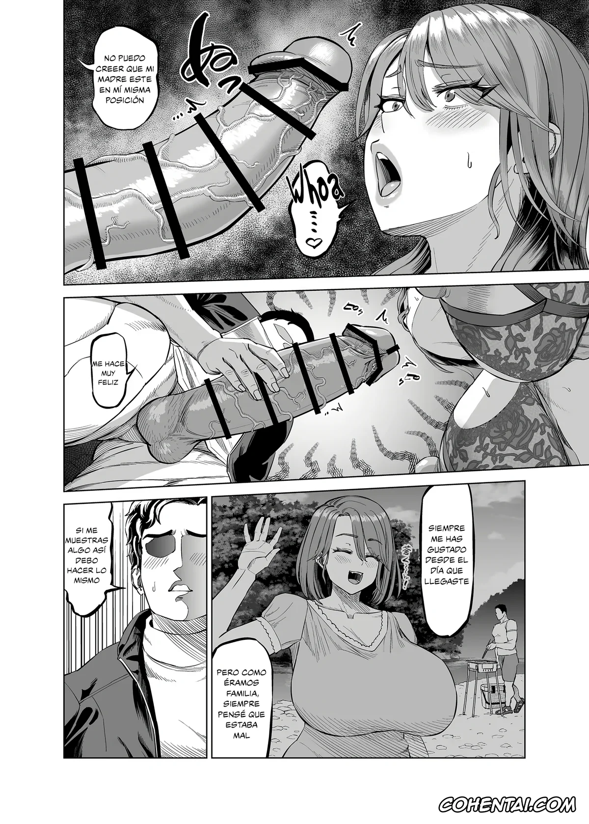 Original hentai, Yuukyuu Tsukatte made Boku no Heya de Onanii ni suru Giri Mama to no Hanashi, pagina 30
