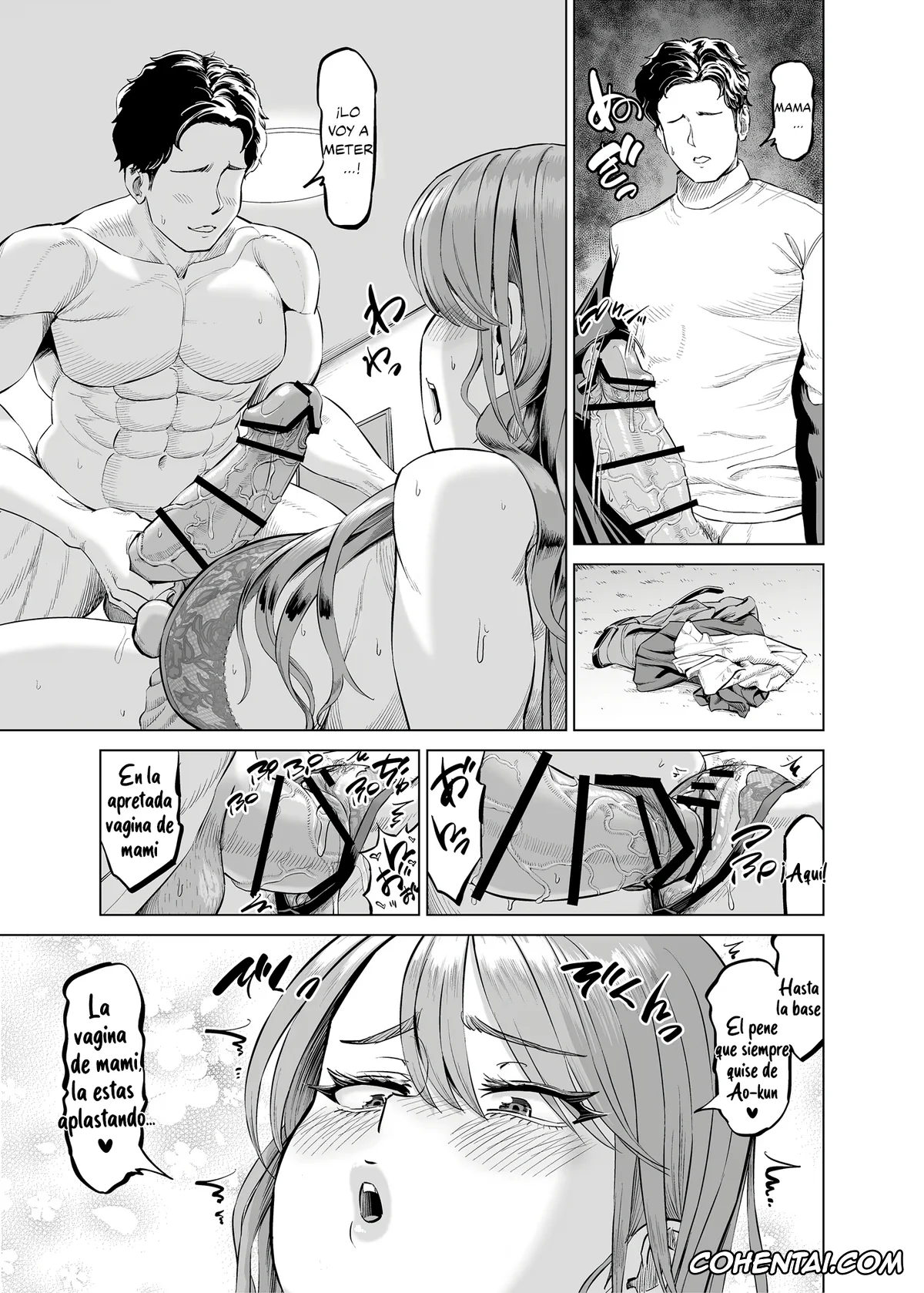 Original porno, Yuukyuu Tsukatte made Boku no Heya de Onanii ni suru Giri Mama to no Hanashi, pagina 35