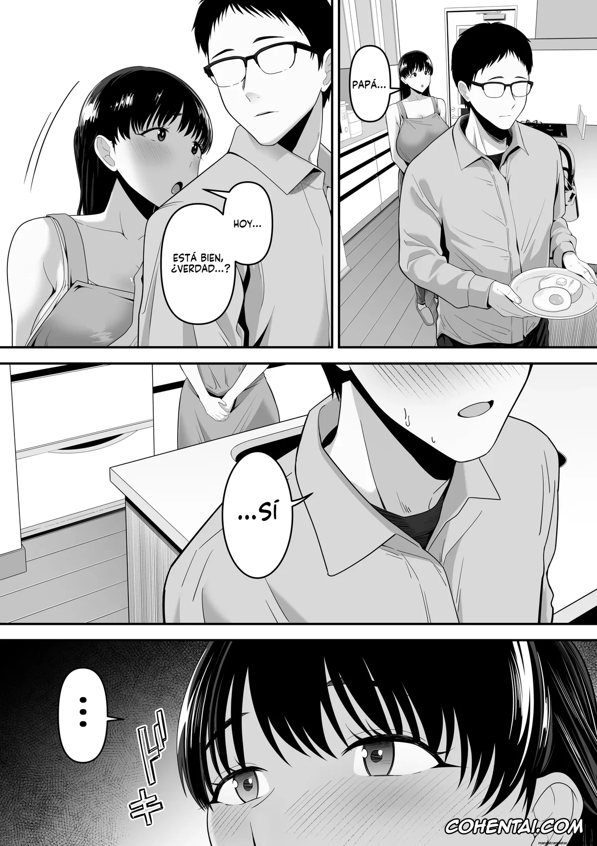 Original hentai, Papa Kounin Tanin Chinpo de Meccha iku Mama no Hanashi, pagina 3
