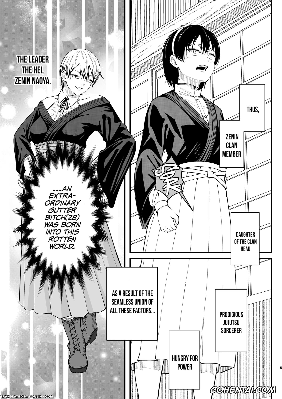 Jujutsu Kaisen xxx, Naoya Zenin xxx, Toji Fushiguro xxx, Dobumesu (Jujutsu Kaisen), pagina 4