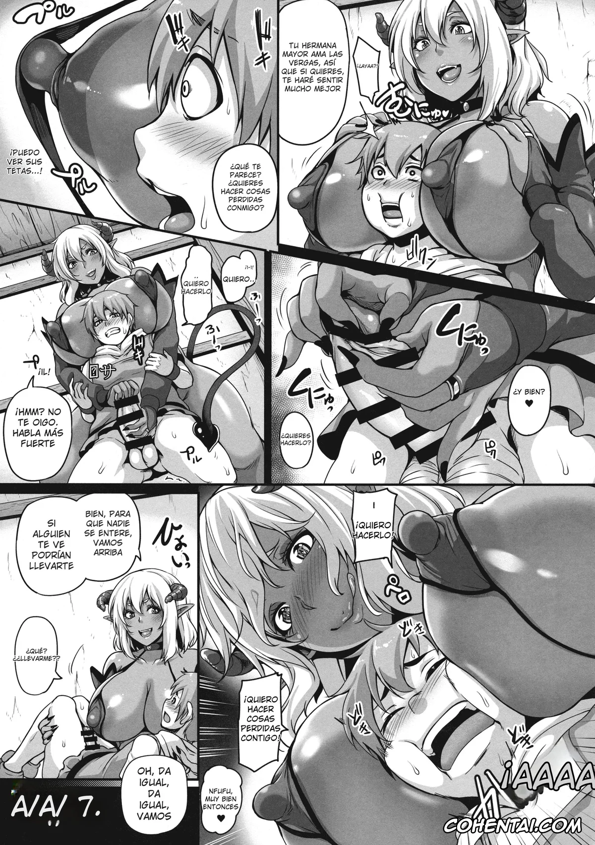 Original porno, Inma Kyuusei 2 ~Shotagui Succubus Onee-san~, pagina 8