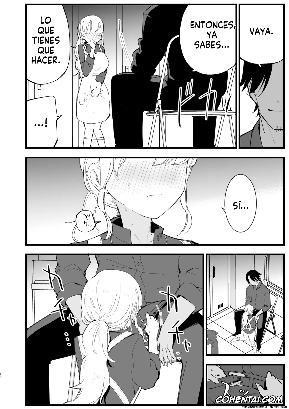Original hentai, Boku no Kanojo wa Cafe Tenin 2 ~Netorare, Ochite~, pagina 15