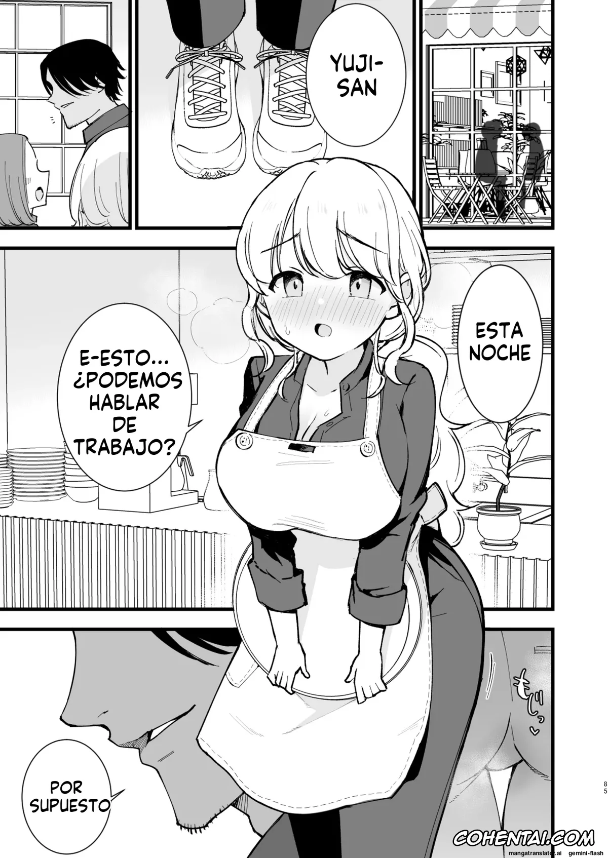 Original hentai, Boku no Kanojo wa Cafe Tenin 2 ~Netorare, Ochite~, pagina 84