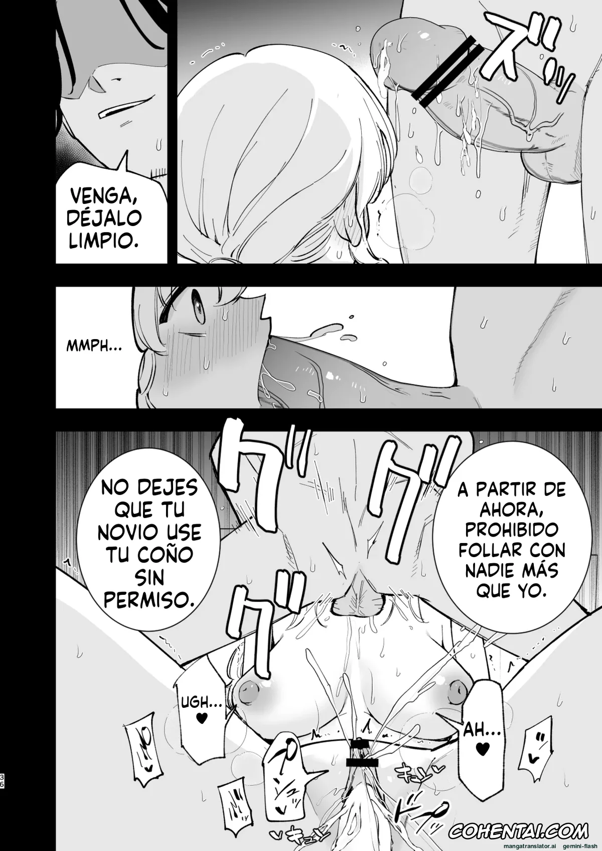 Original porno, Boku no Kanojo wa Cafe Tenin 3 ~Haramaserarete~, pagina 35