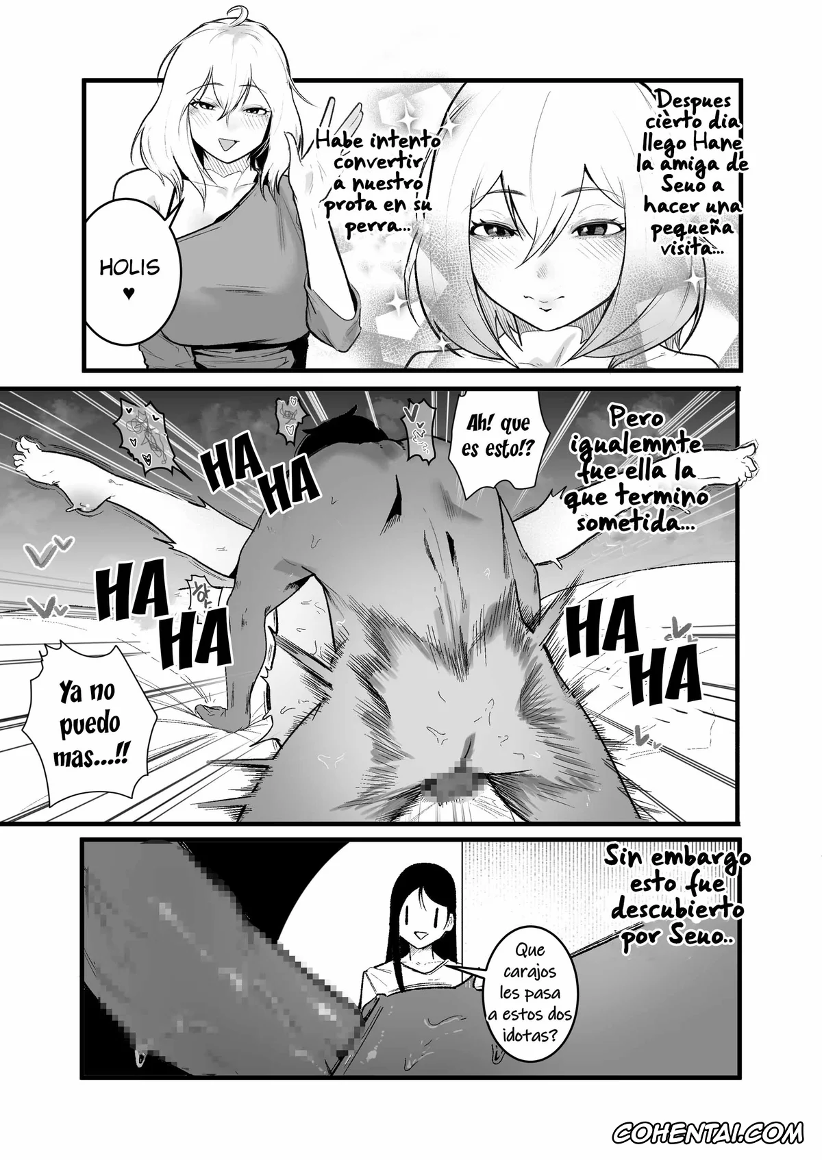 Original hentai, Yancha Onna 2-hiki to Dousei Seikatsu, pagina 3