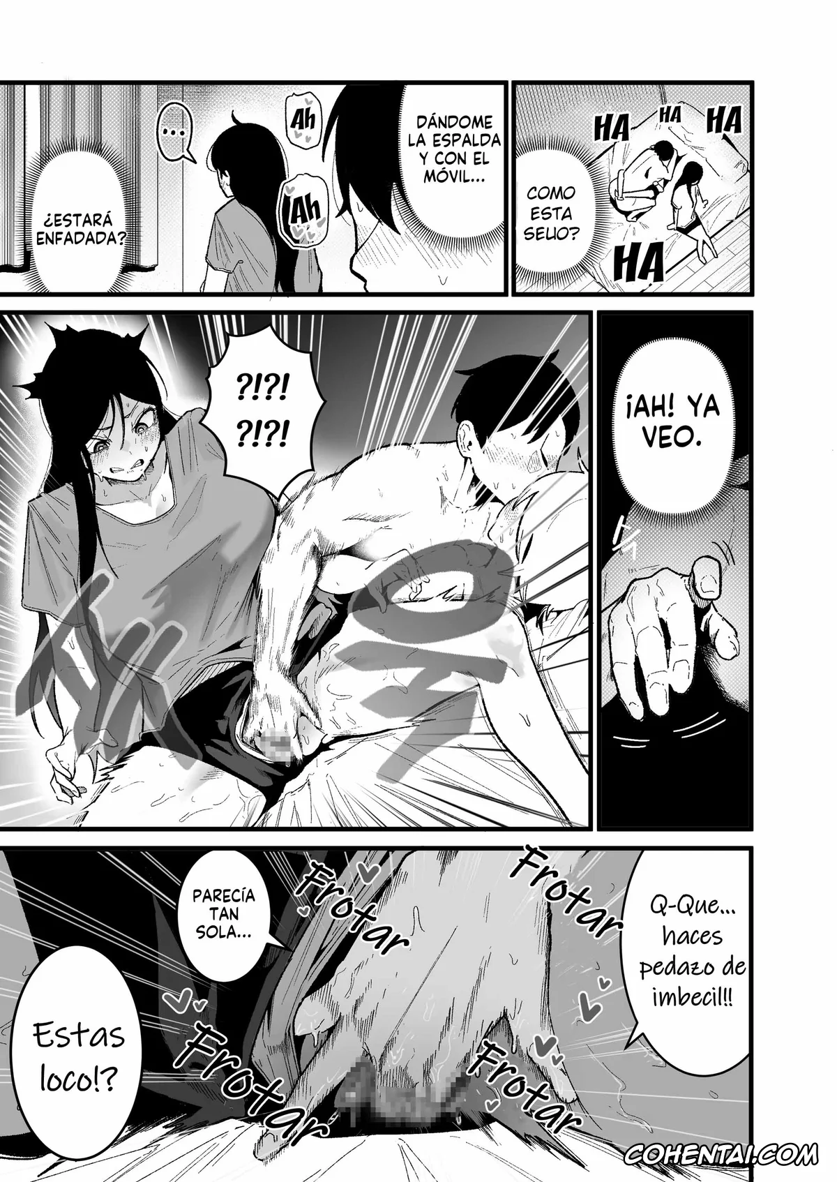Original hentai, Yancha Onna 2-hiki to Dousei Seikatsu, pagina 9