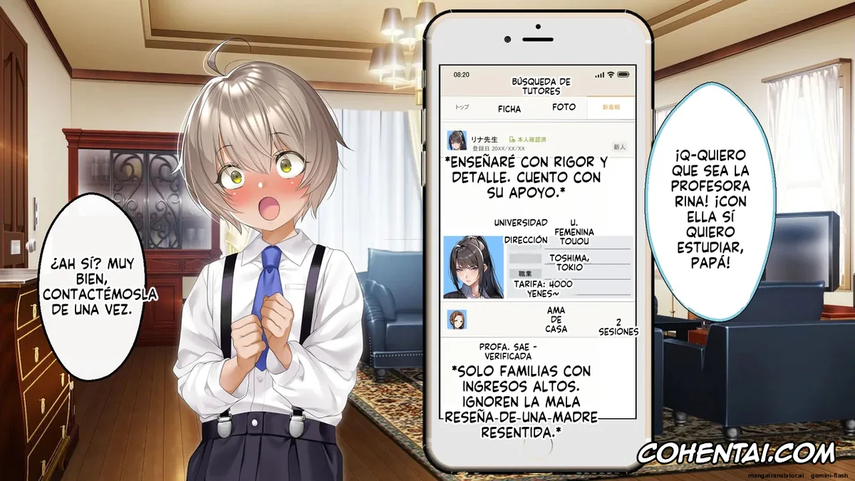 Original porno, Cool na Hitozuma Katei Kyoushi o Netotte Haramaseta Hanashi, pagina 8