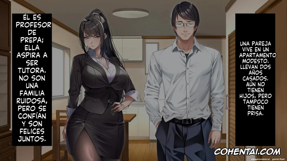 Original hentai, Cool na Hitozuma Katei Kyoushi o Netotte Haramaseta Hanashi, pagina 12