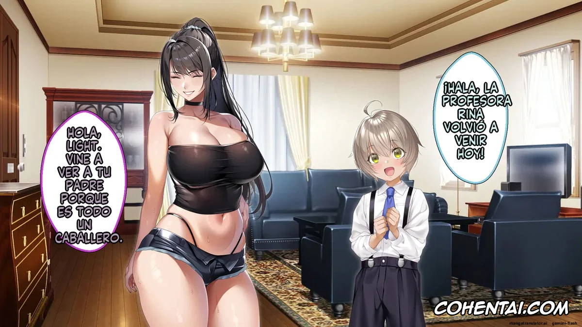 Original porno, Cool na Hitozuma Katei Kyoushi o Netotte Haramaseta Hanashi, pagina 383