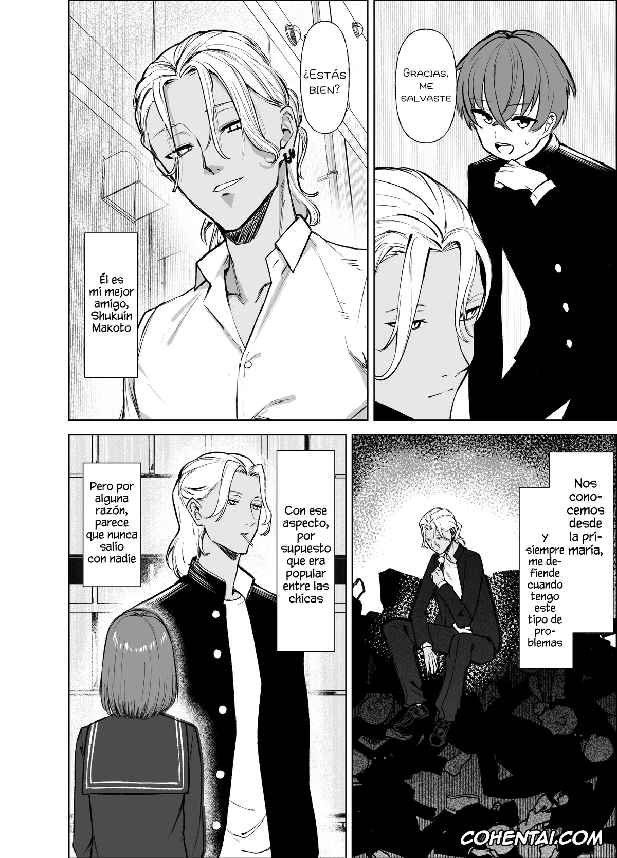 Original hentai, Uso TS ~Shinjiteita Shinyuu ga Boku no Doutei o Nerau Dosukebe Inma datta Hanashi~, pagina 6