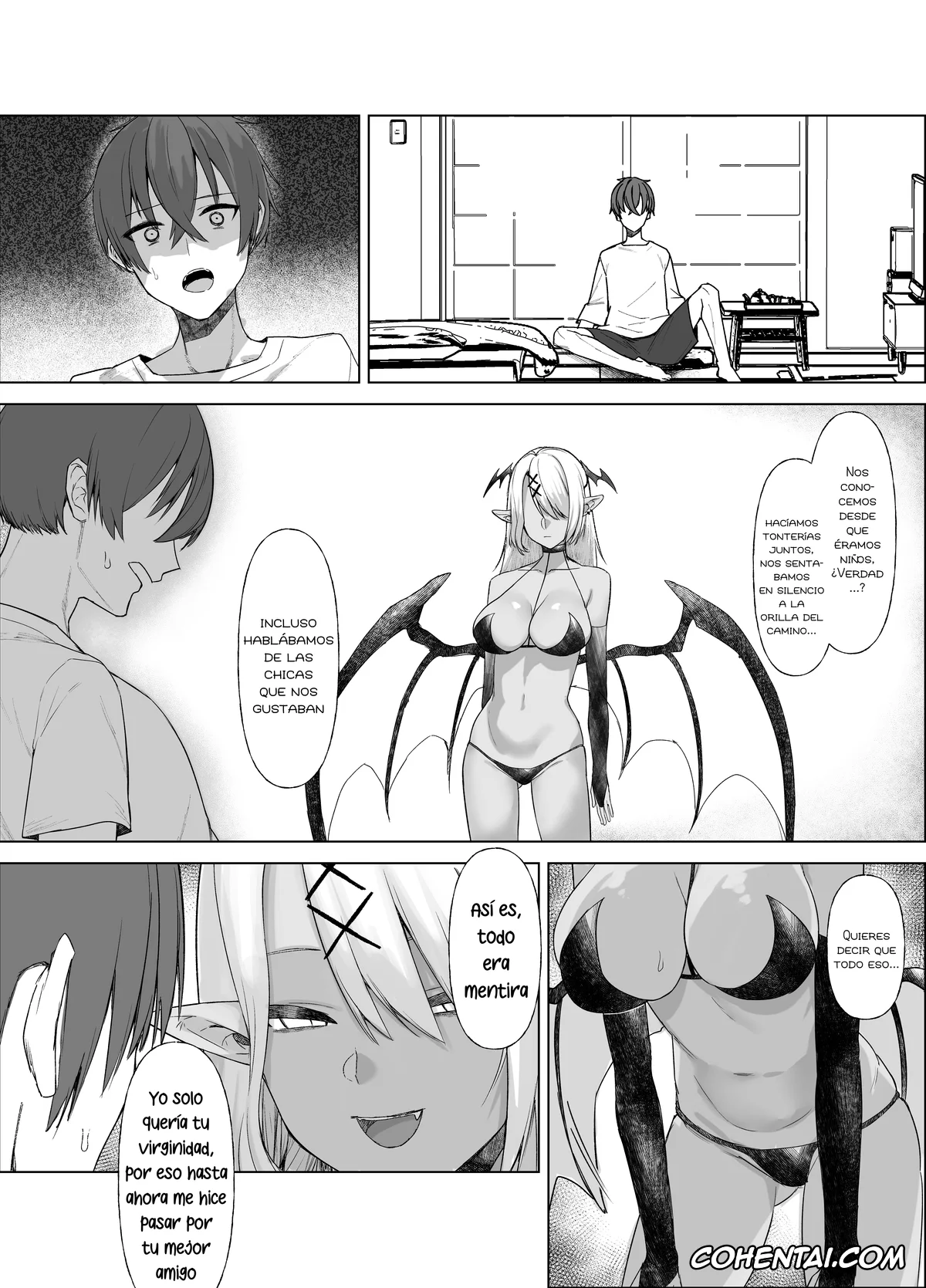 Original xxx, Uso TS ~Shinjiteita Shinyuu ga Boku no Doutei o Nerau Dosukebe Inma datta Hanashi~, pagina 13