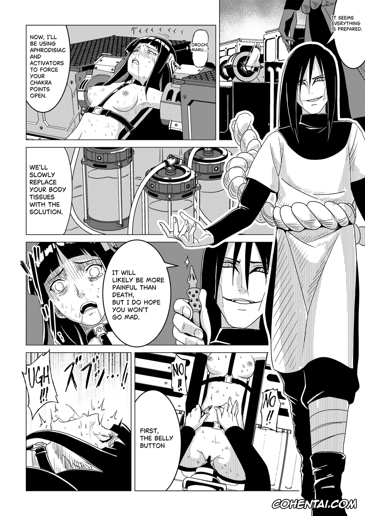 NARUTO hentai, Hinata Hyuga hentai, Orochimaru hentai, subject hinata (Naruto), pagina 3