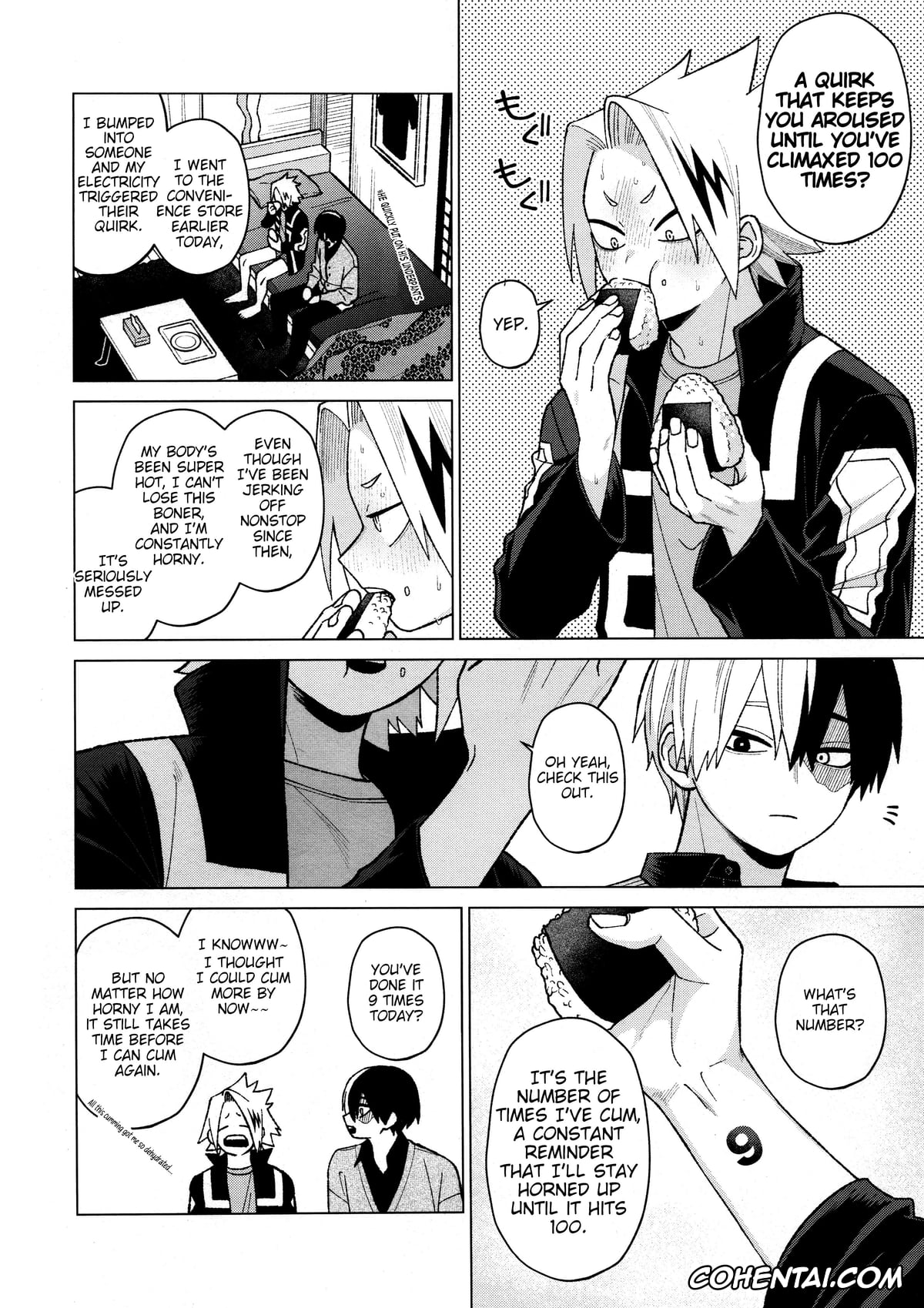 My Hero Academia | Boku No Hero Academia xxx, Denki Kaminari xxx, Shouto Todoroki xxx, Zetchou COUNT 100 (Boku no Hero Academia), pagina 10