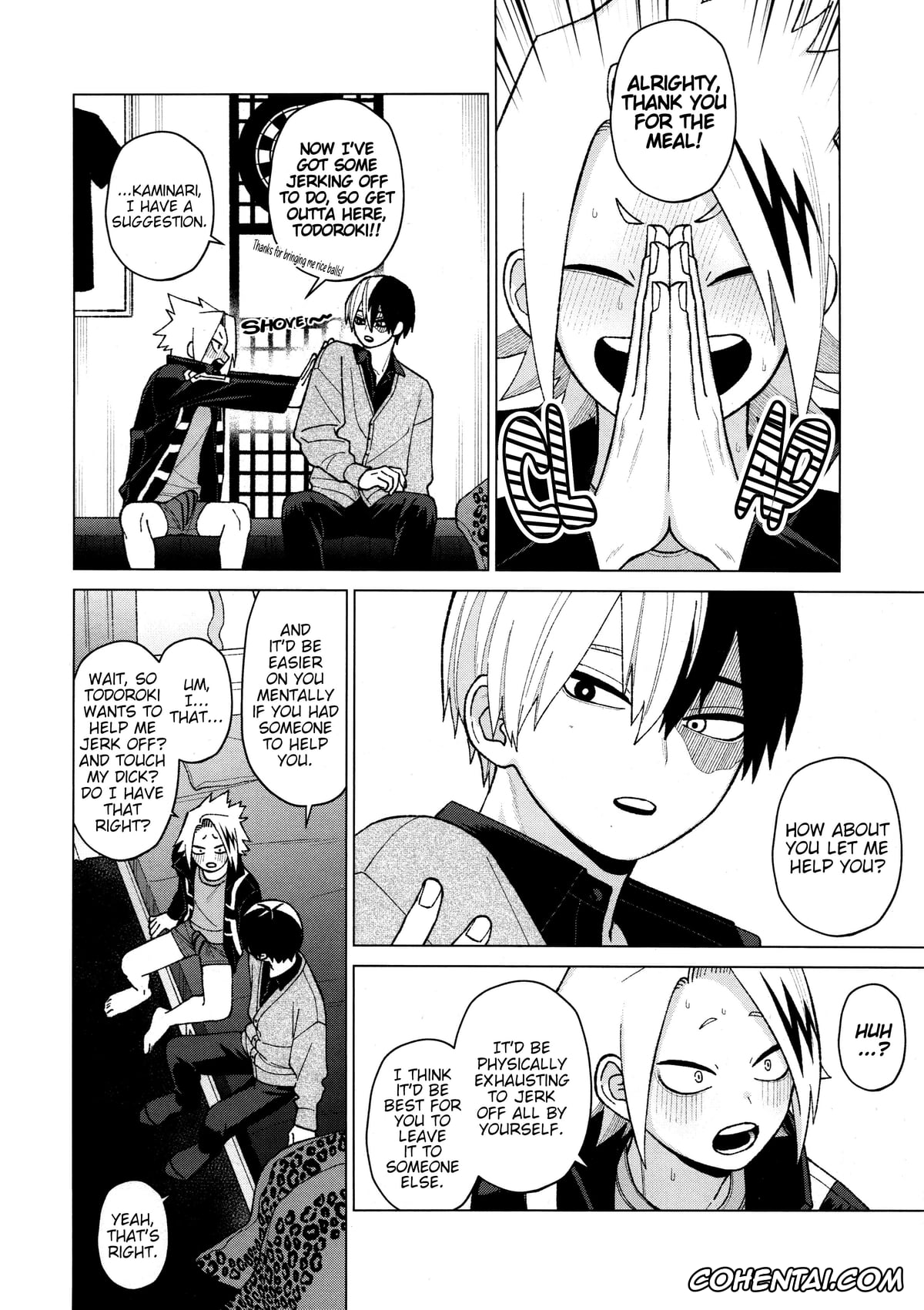My Hero Academia | Boku No Hero Academia hentai, Denki Kaminari hentai, Shouto Todoroki hentai, Zetchou COUNT 100 (Boku no Hero Academia), pagina 12