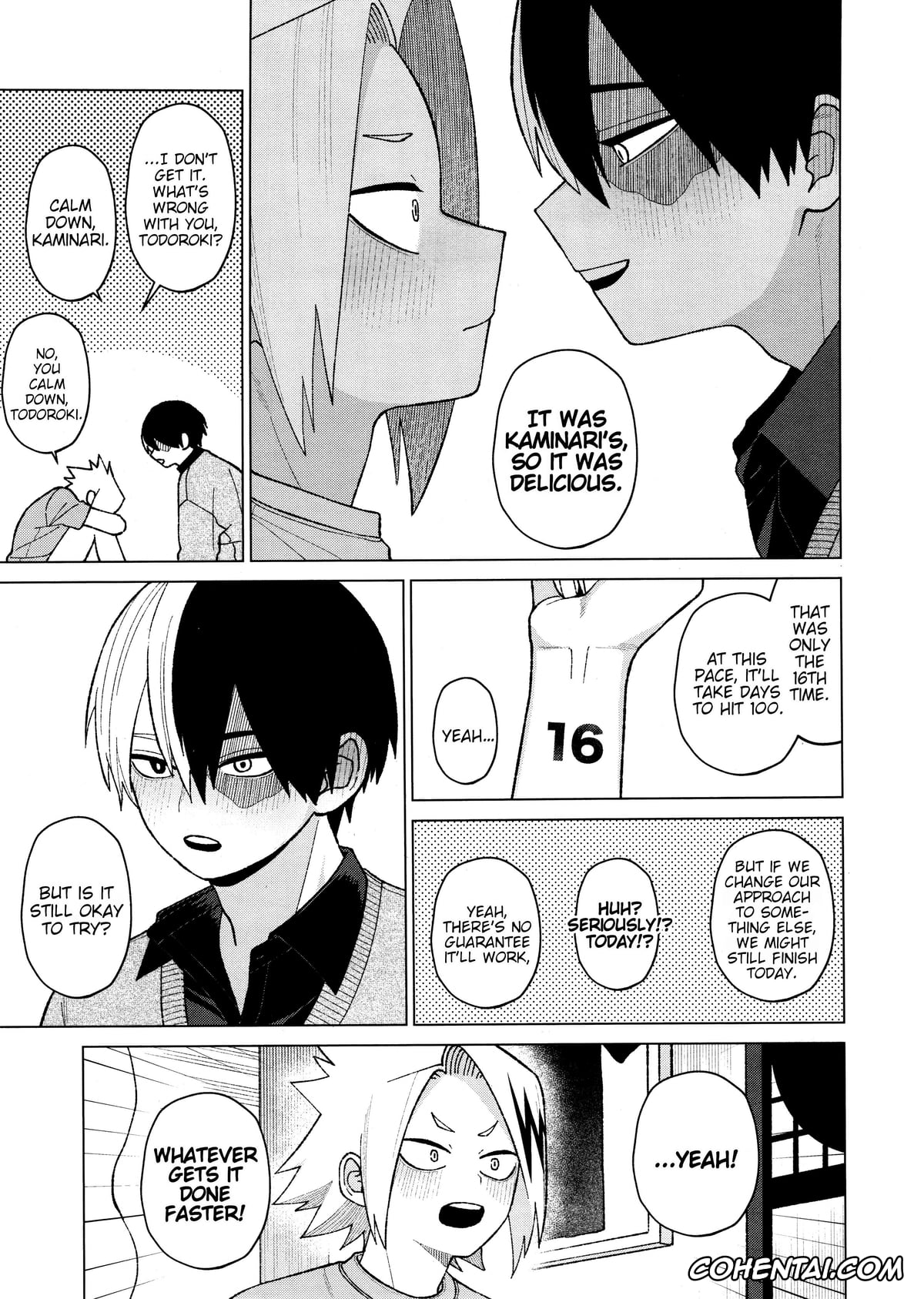 My Hero Academia | Boku No Hero Academia porno, Denki Kaminari porno, Shouto Todoroki porno, Zetchou COUNT 100 (Boku no Hero Academia), pagina 29