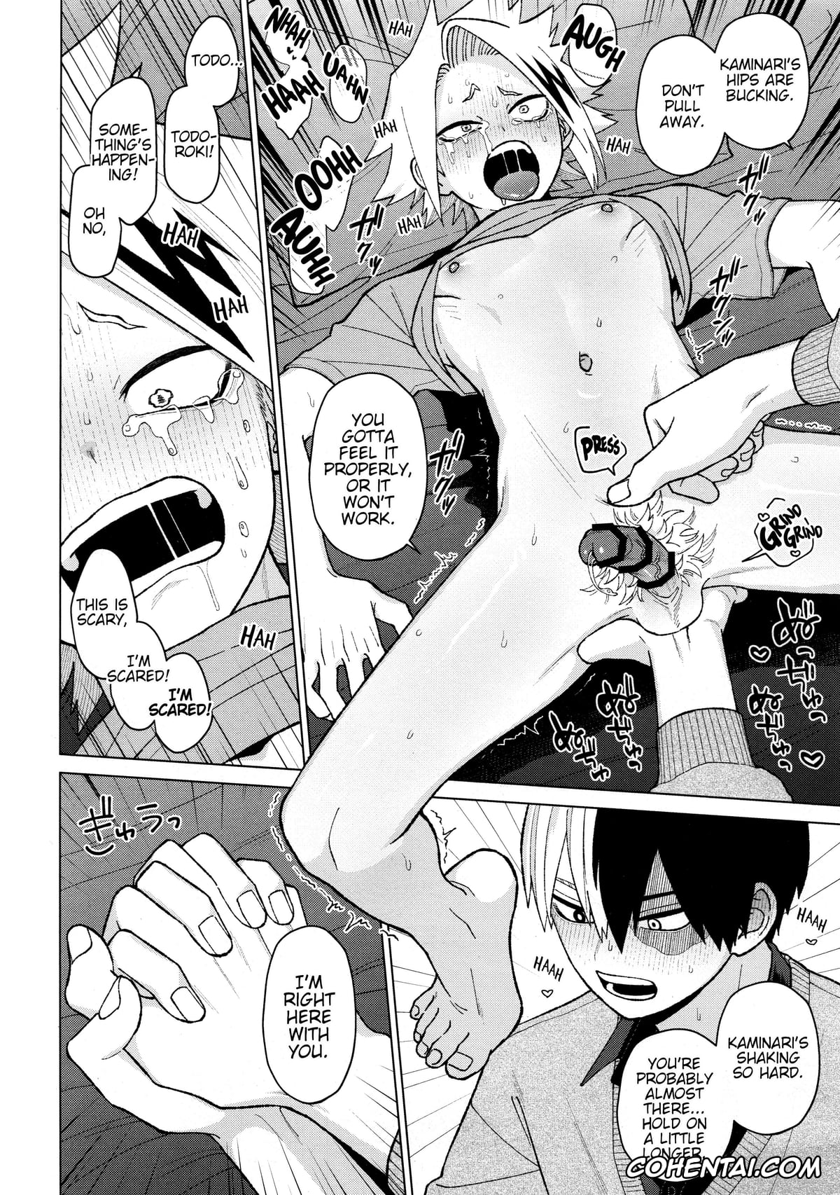 My Hero Academia | Boku No Hero Academia xxx, Denki Kaminari xxx, Shouto Todoroki xxx, Zetchou COUNT 100 (Boku no Hero Academia), pagina 34