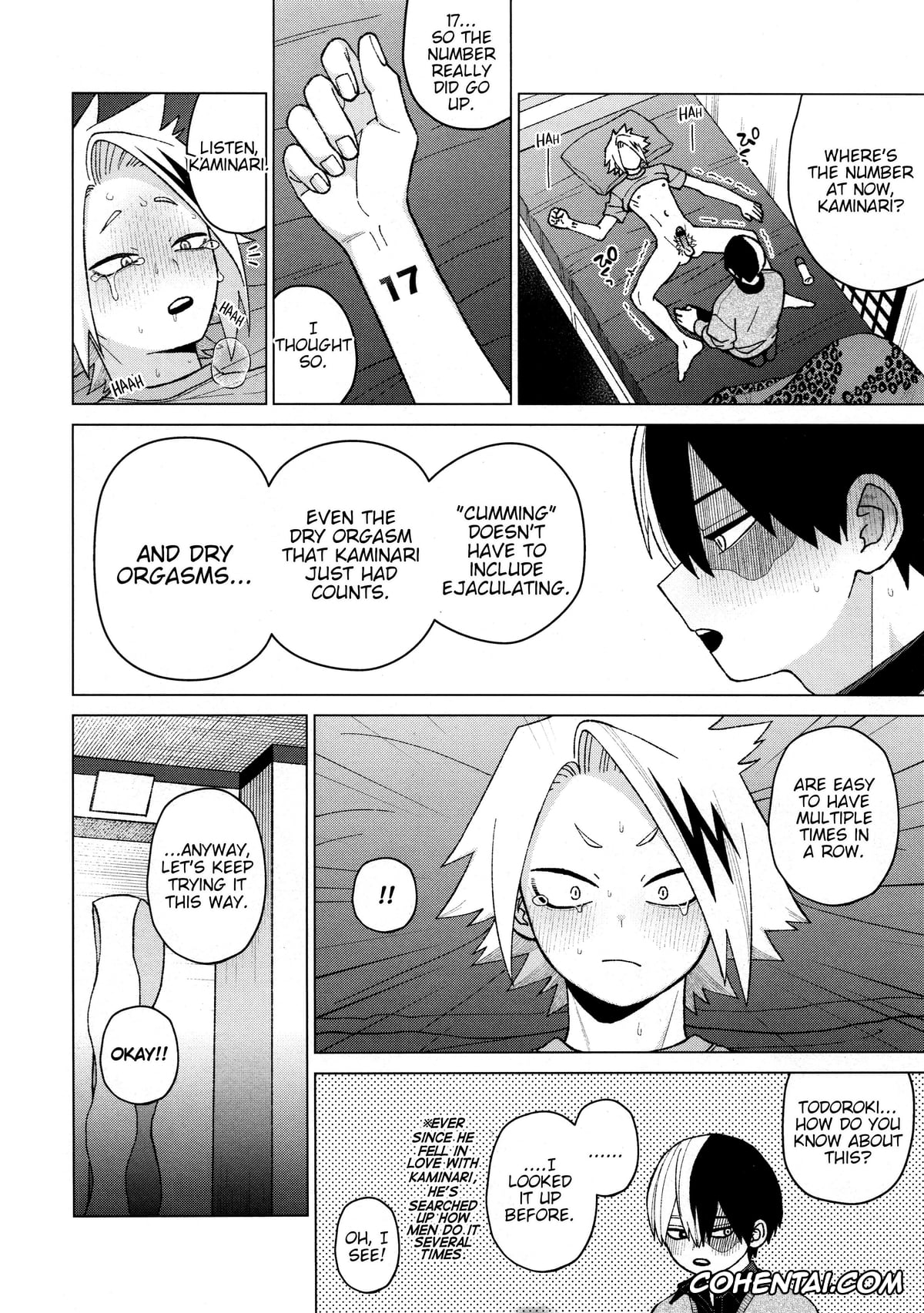 My Hero Academia | Boku No Hero Academia hentai, Denki Kaminari hentai, Shouto Todoroki hentai, Zetchou COUNT 100 (Boku no Hero Academia), pagina 36