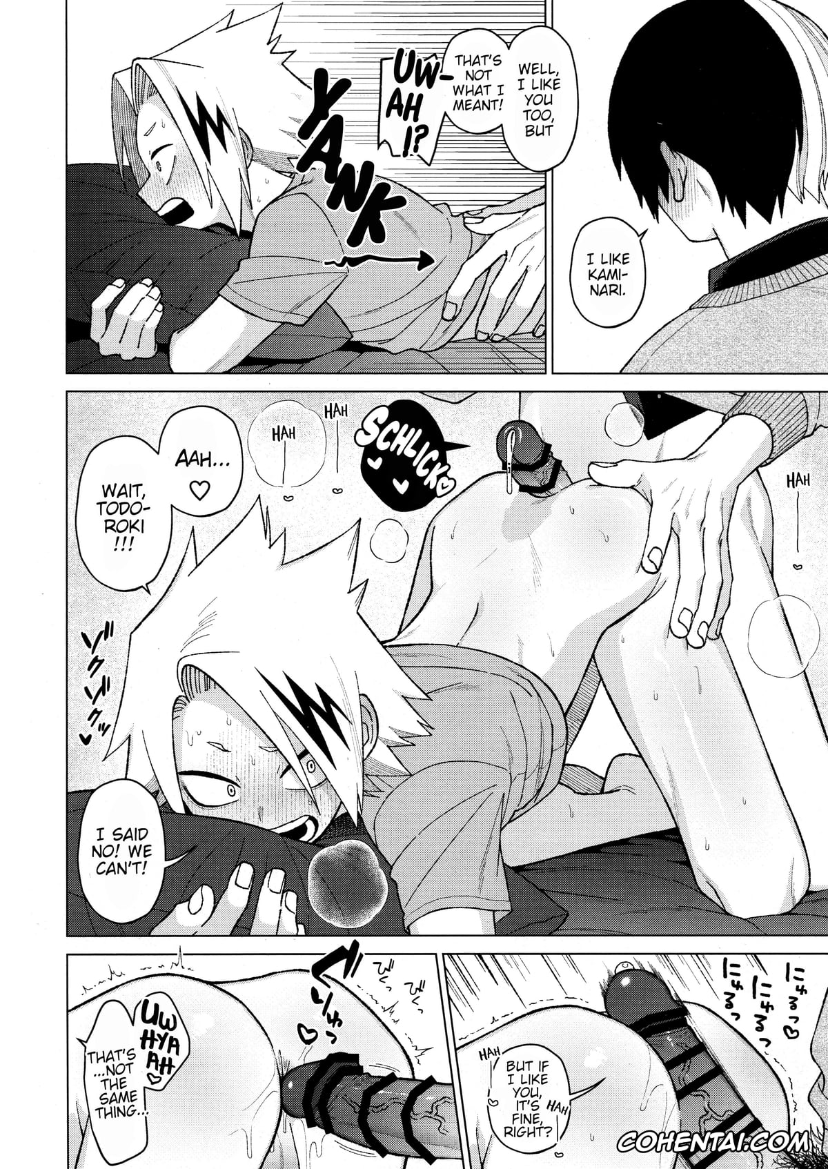 My Hero Academia | Boku No Hero Academia hentai, Denki Kaminari hentai, Shouto Todoroki hentai, Zetchou COUNT 100 (Boku no Hero Academia), pagina 42