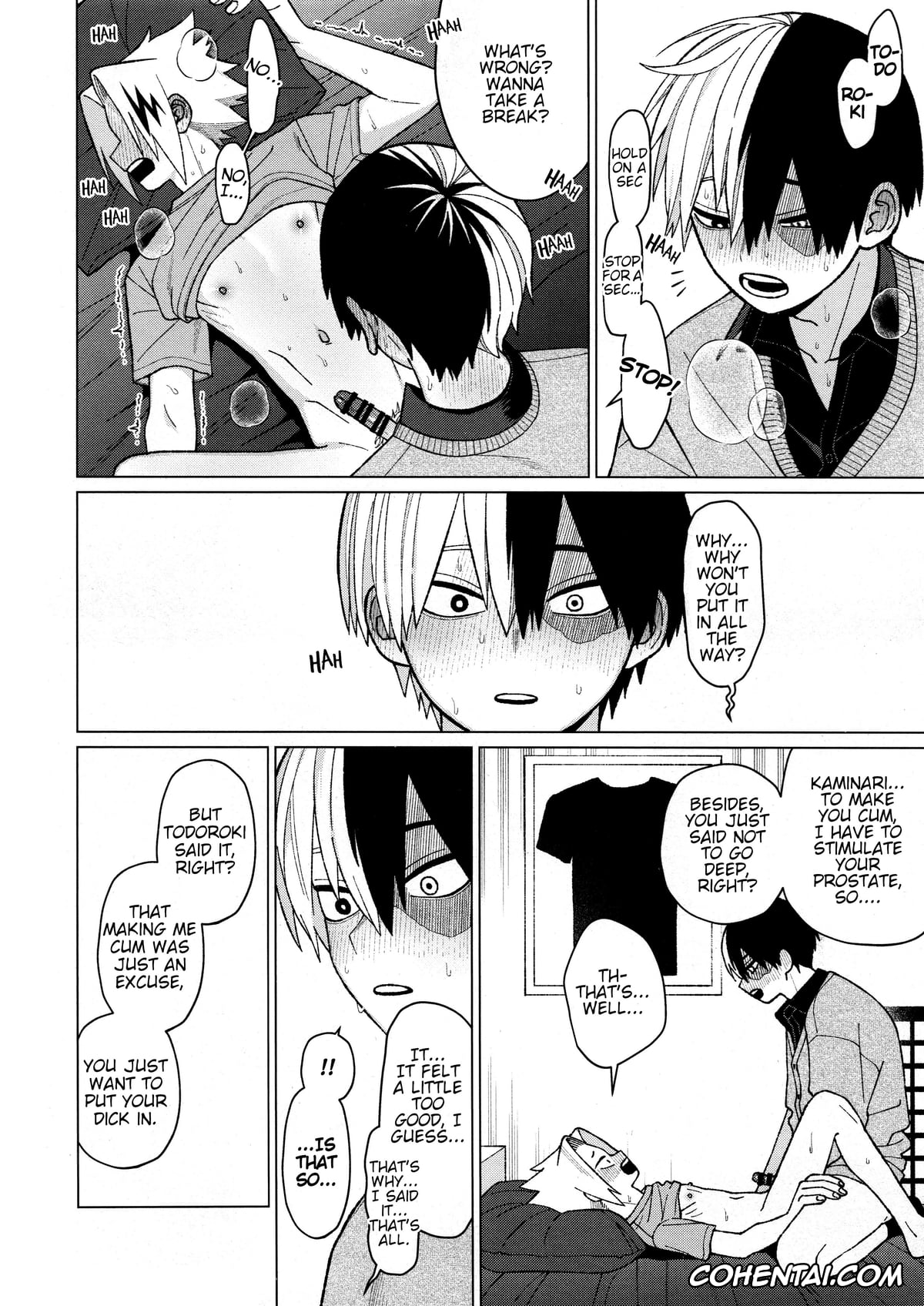 My Hero Academia | Boku No Hero Academia hentai, Denki Kaminari hentai, Shouto Todoroki hentai, Zetchou COUNT 100 (Boku no Hero Academia), pagina 54
