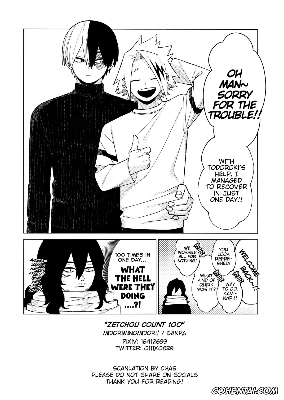 My Hero Academia | Boku No Hero Academia porno, Denki Kaminari porno, Shouto Todoroki porno, Zetchou COUNT 100 (Boku no Hero Academia), pagina 65