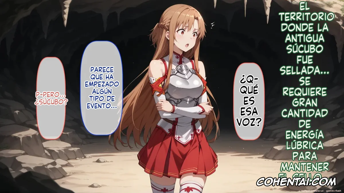 Sword Art Online porno, Asuna Yuuki porno, Senkou no Asuna to Kairaku Ochi Suru made Derarenai Aincrad (Sword Art Online), pagina 5