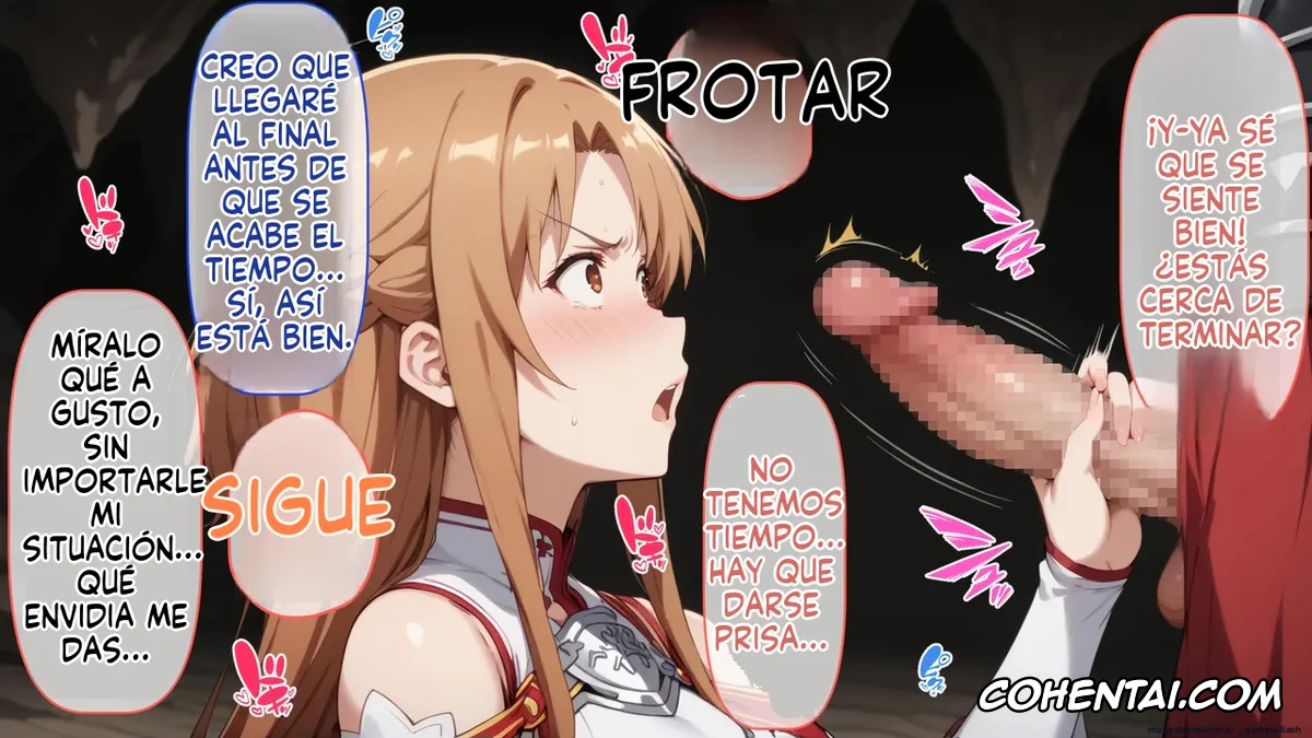 Sword Art Online xxx, Asuna Yuuki xxx, Senkou no Asuna to Kairaku Ochi Suru made Derarenai Aincrad (Sword Art Online), pagina 16