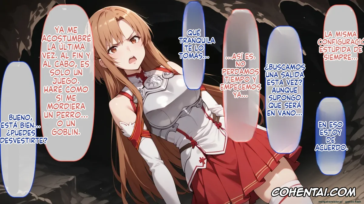 Sword Art Online porno, Asuna Yuuki porno, Senkou no Asuna to Kairaku Ochi Suru made Derarenai Aincrad (Sword Art Online), pagina 29