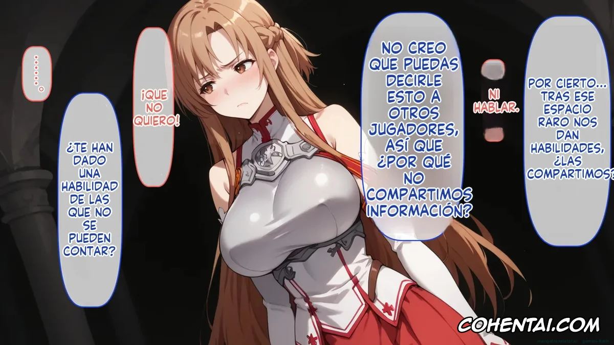 Sword Art Online hentai, Asuna Yuuki hentai, Senkou no Asuna to Kairaku Ochi Suru made Derarenai Aincrad (Sword Art Online), pagina 45