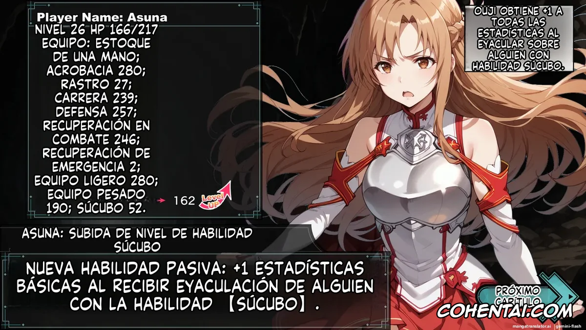Sword Art Online xxx, Asuna Yuuki xxx, Senkou no Asuna to Kairaku Ochi Suru made Derarenai Aincrad (Sword Art Online), pagina 49