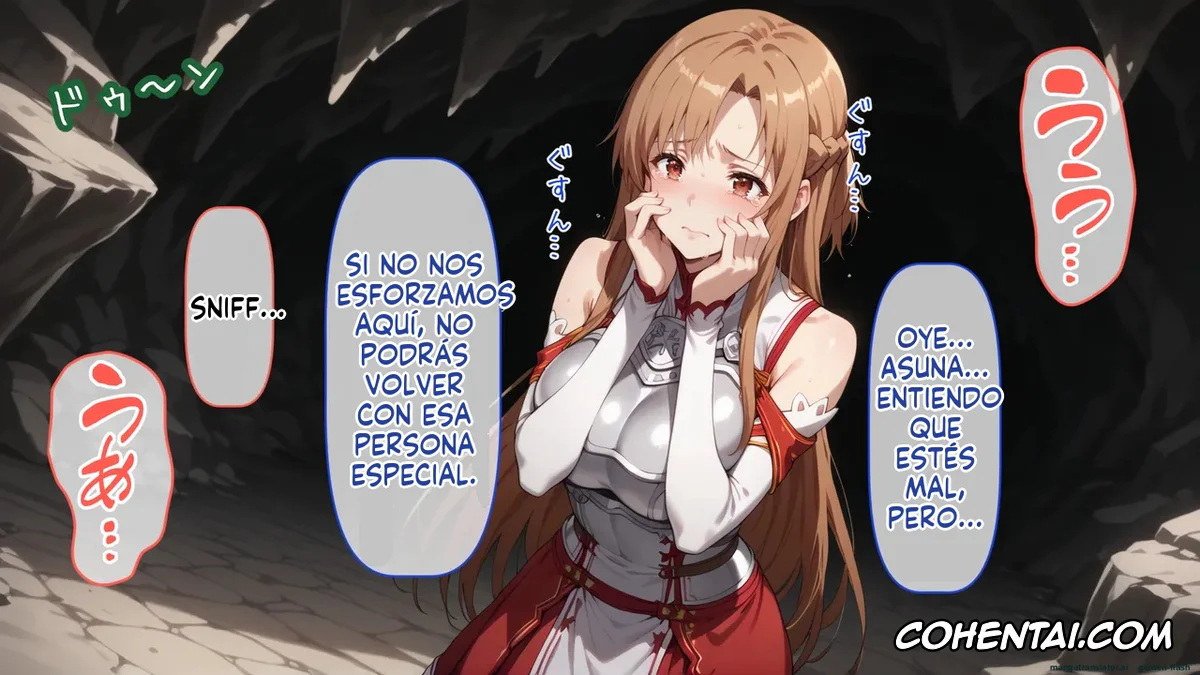 Sword Art Online xxx, Asuna Yuuki xxx, Senkou no Asuna to Kairaku Ochi Suru made Derarenai Aincrad (Sword Art Online), pagina 52