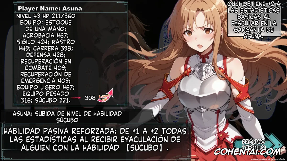 Sword Art Online porno, Asuna Yuuki porno, Senkou no Asuna to Kairaku Ochi Suru made Derarenai Aincrad (Sword Art Online), pagina 89