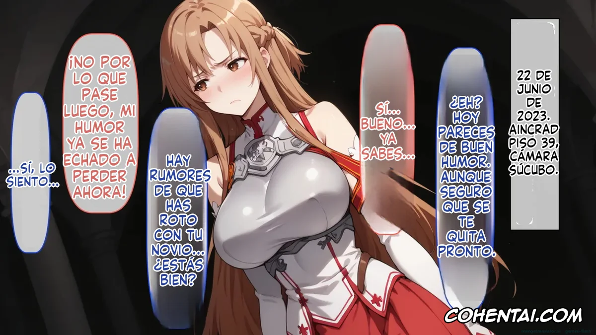 Sword Art Online hentai, Asuna Yuuki hentai, Senkou no Asuna to Kairaku Ochi Suru made Derarenai Aincrad (Sword Art Online), pagina 90