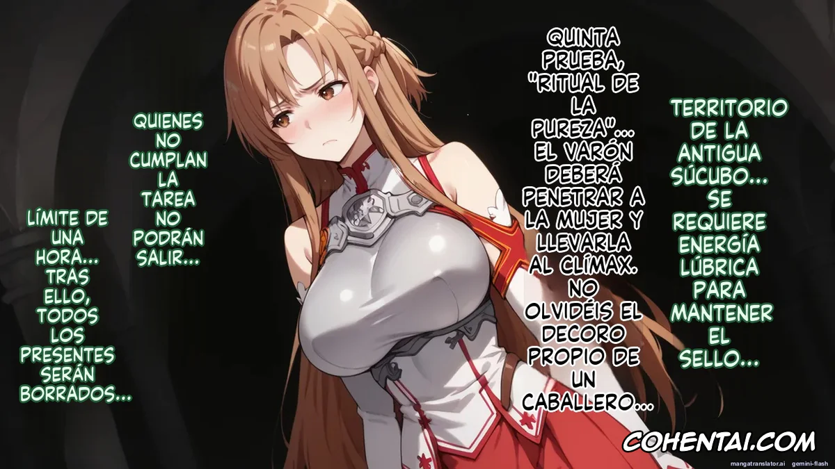 Sword Art Online porno, Asuna Yuuki porno, Senkou no Asuna to Kairaku Ochi Suru made Derarenai Aincrad (Sword Art Online), pagina 92