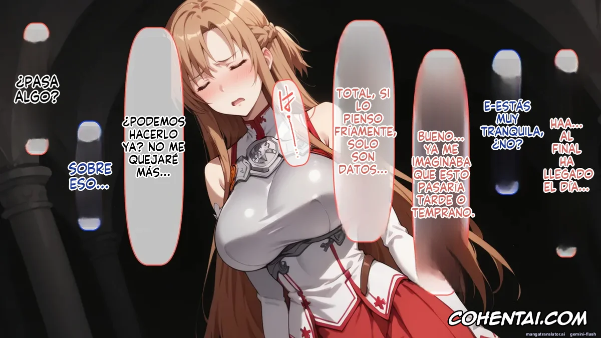 Sword Art Online hentai, Asuna Yuuki hentai, Senkou no Asuna to Kairaku Ochi Suru made Derarenai Aincrad (Sword Art Online), pagina 93