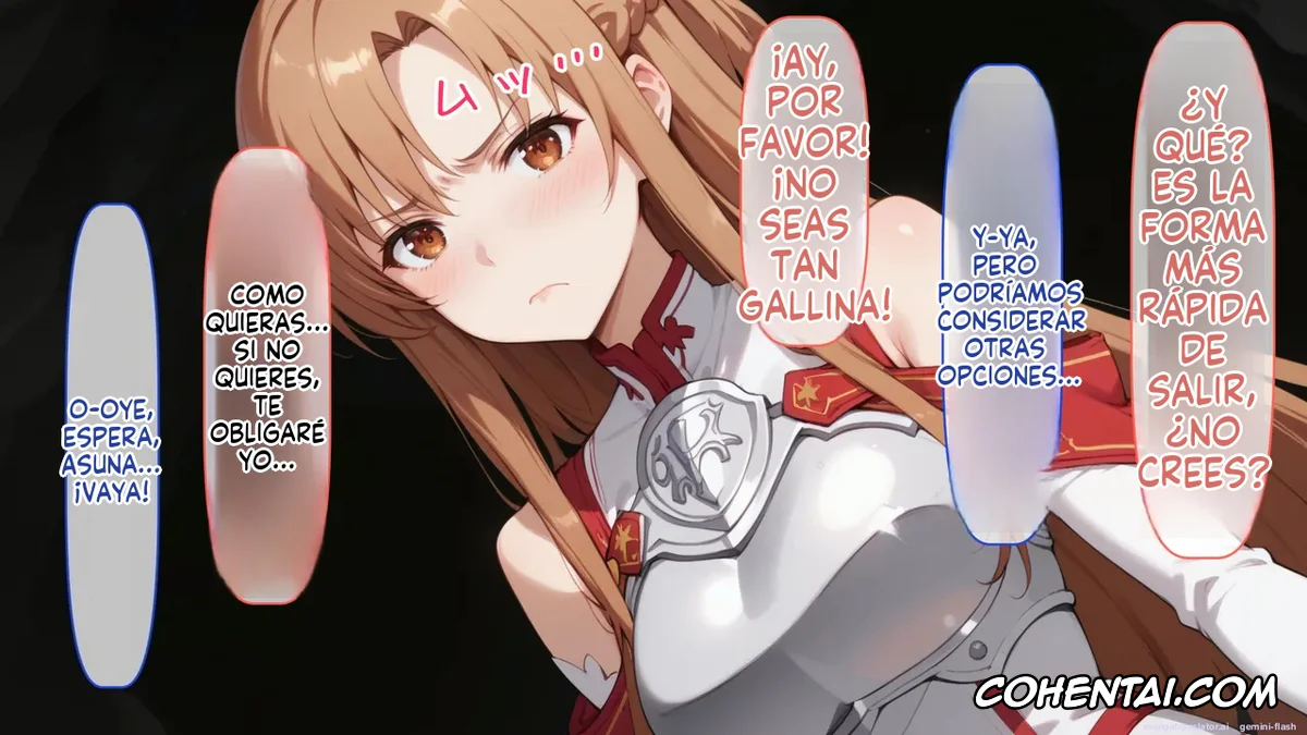 Sword Art Online hentai, Asuna Yuuki hentai, Senkou no Asuna to Kairaku Ochi Suru made Derarenai Aincrad (Sword Art Online), pagina 123