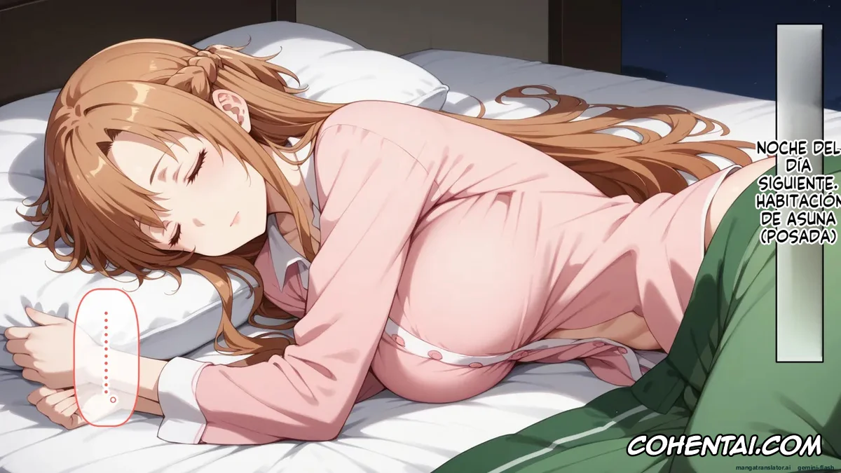Sword Art Online porno, Asuna Yuuki porno, Senkou no Asuna to Kairaku Ochi Suru made Derarenai Aincrad (Sword Art Online), pagina 143