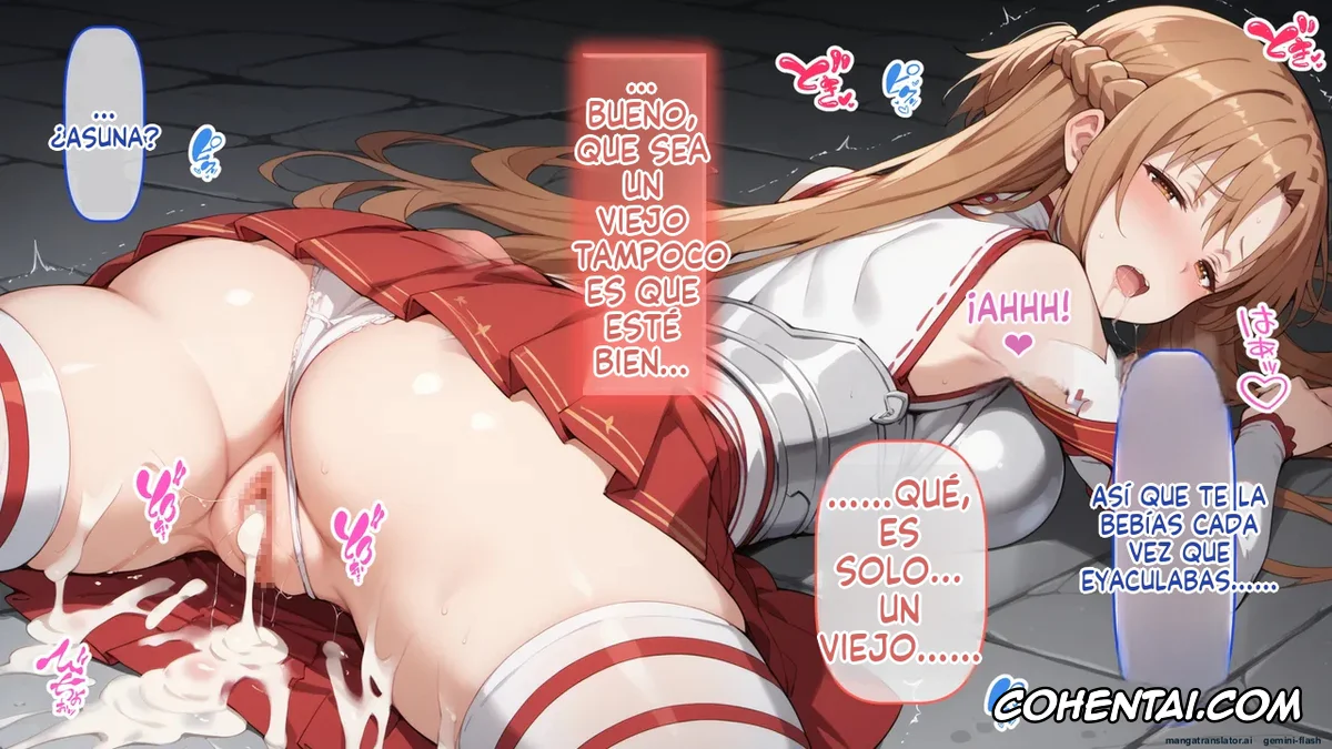 Sword Art Online porno, Asuna Yuuki porno, Senkou no Asuna to Kairaku Ochi Suru made Derarenai Aincrad (Sword Art Online), pagina 179