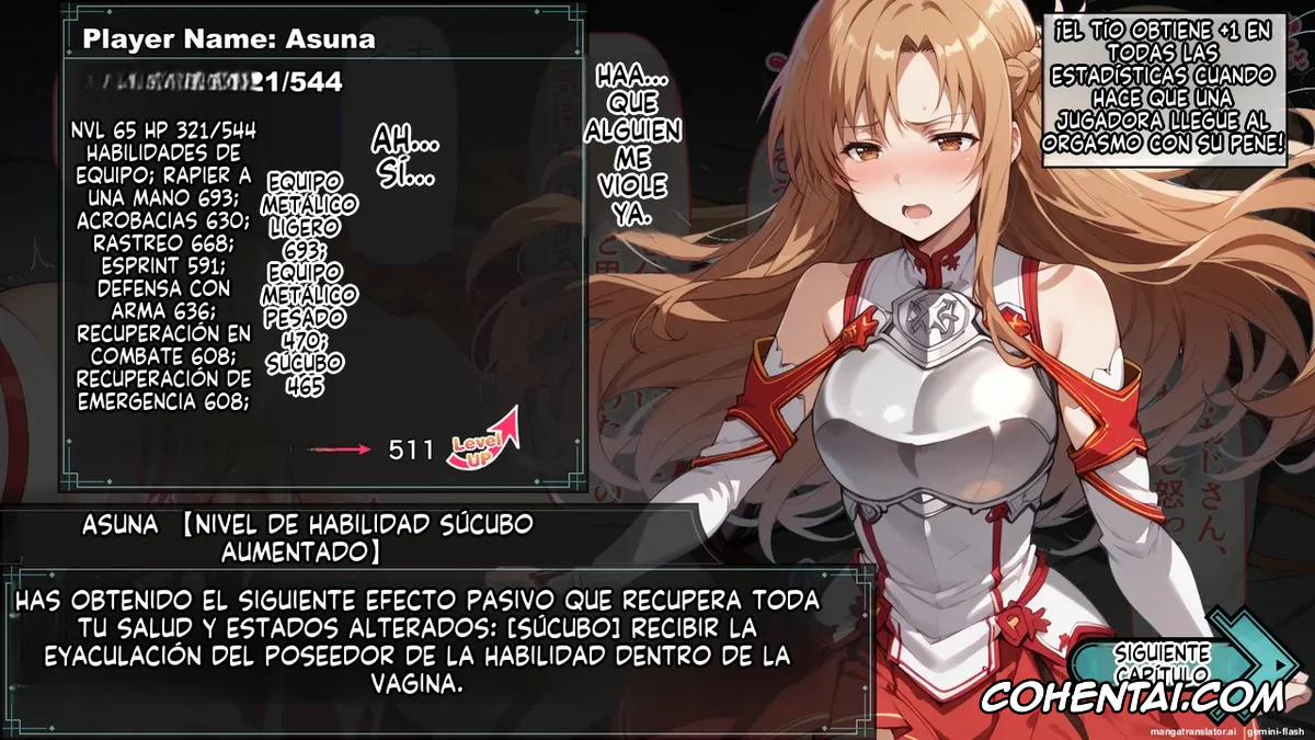 Sword Art Online xxx, Asuna Yuuki xxx, Senkou no Asuna to Kairaku Ochi Suru made Derarenai Aincrad (Sword Art Online), pagina 181