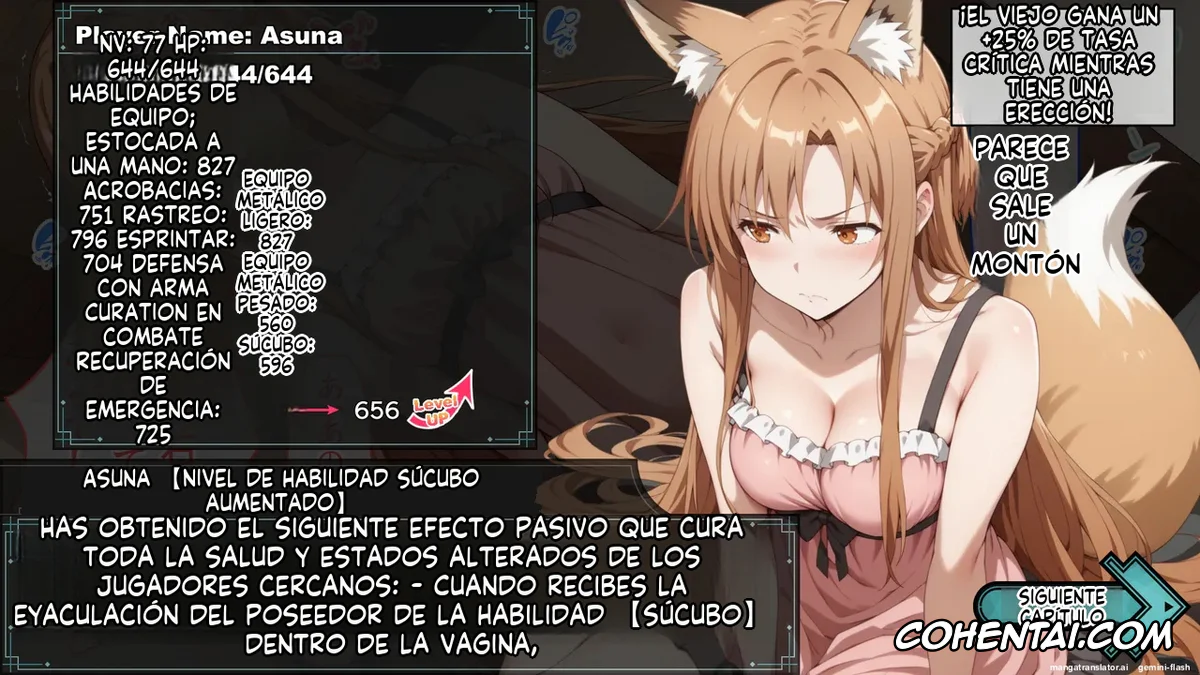 Sword Art Online hentai, Asuna Yuuki hentai, Senkou no Asuna to Kairaku Ochi Suru made Derarenai Aincrad (Sword Art Online), pagina 243