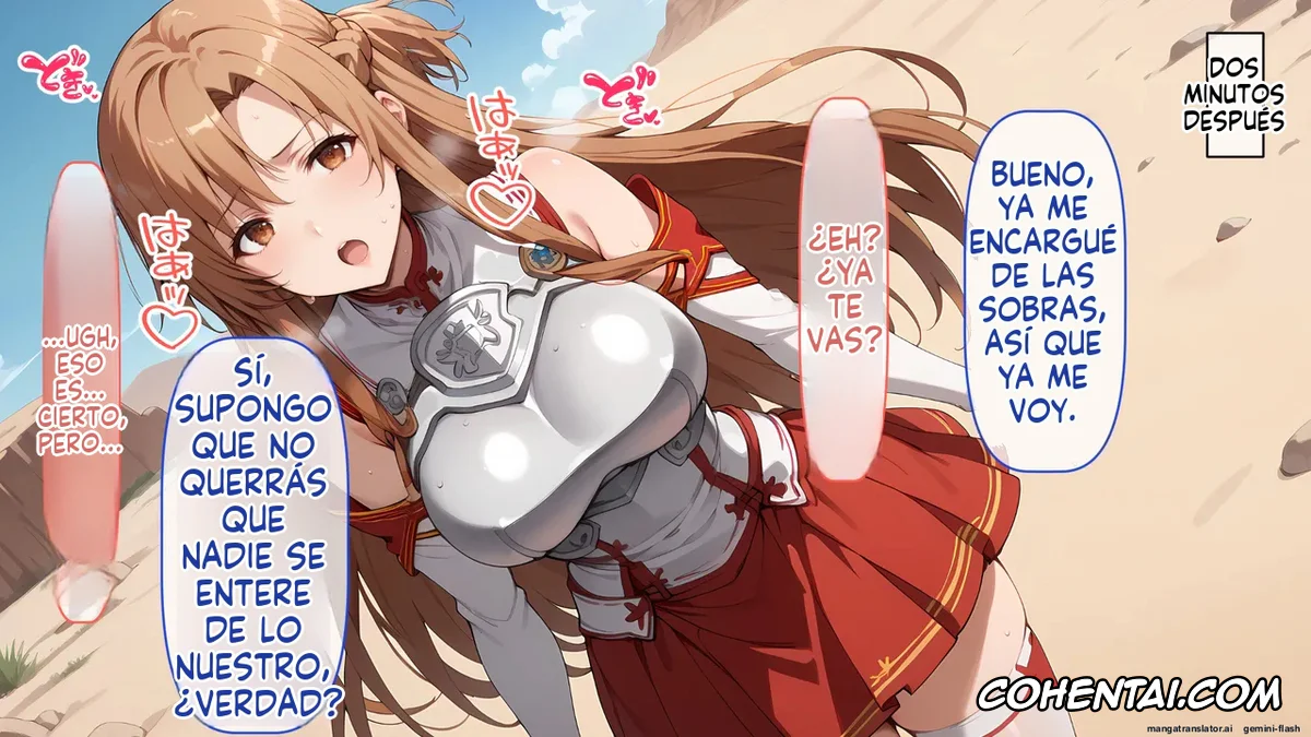 Sword Art Online porno, Asuna Yuuki porno, Senkou no Asuna to Kairaku Ochi Suru made Derarenai Aincrad (Sword Art Online), pagina 281