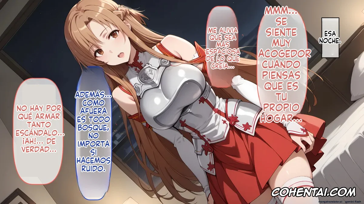 Sword Art Online porno, Asuna Yuuki porno, Senkou no Asuna to Kairaku Ochi Suru made Derarenai Aincrad (Sword Art Online), pagina 329